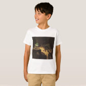 病気の女性（Vasily Polenov著） Tシャツ (正面フル)