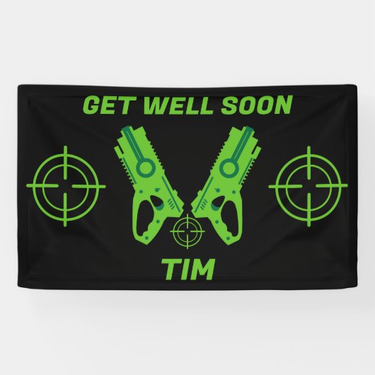 病気の子供のすごい英雄 横断幕 (横)