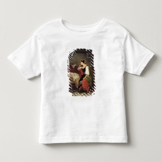 病気の子供 トドラーTシャツ (正面)