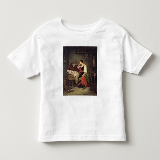 病気の子供 トドラーTシャツ (正面)