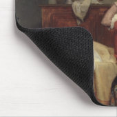 病気の子供 マウスパッド (コーナー)