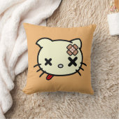 病気の子猫 クッション (ブランケット)