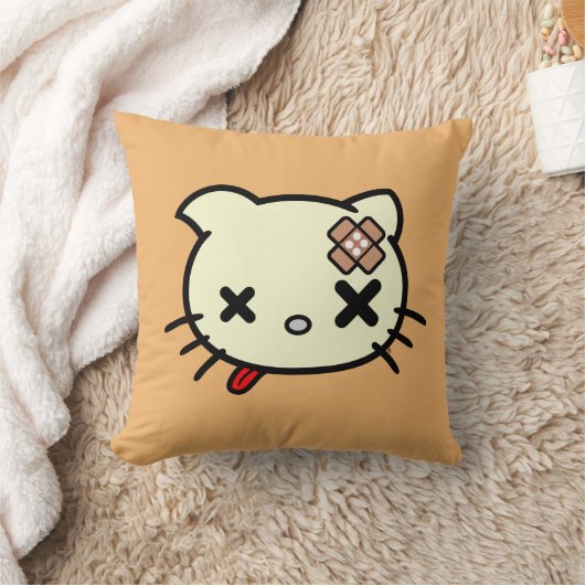 病気の子猫 クッション (ブランケット)