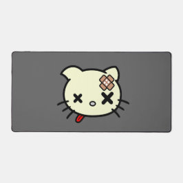 病気の子猫 デスクマット