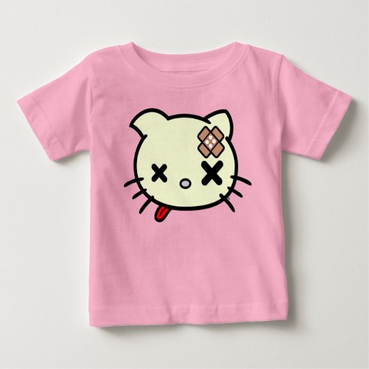 病気の子猫 ベビーTシャツ (正面)