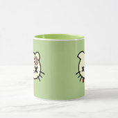 病気の子猫 マグカップ (中央)