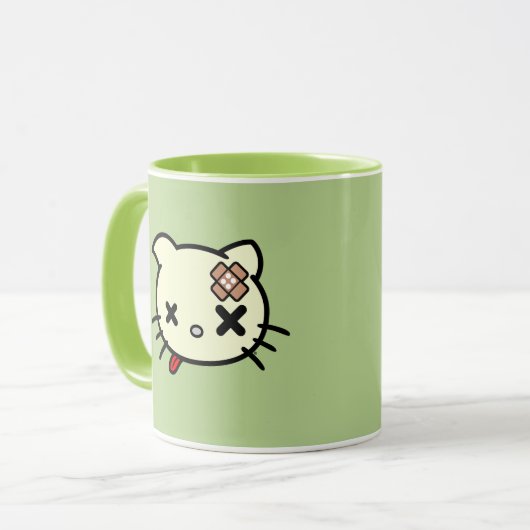 病気の子猫 マグカップ (正面左)