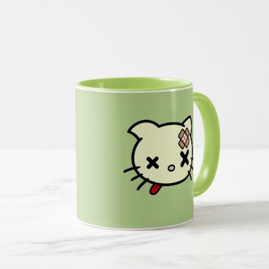 病気の子猫 マグカップ (正面右)