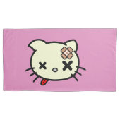 病気の子猫 枕カバー (正面左)