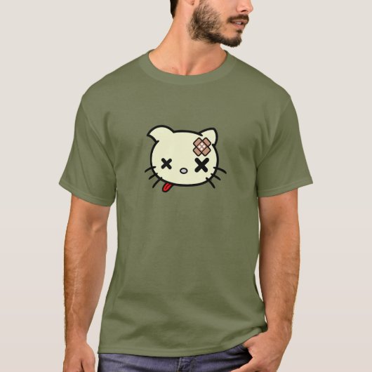 病気の子猫 Tシャツ (正面)