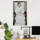 病気の少女 ポスター (ホームオフィス)