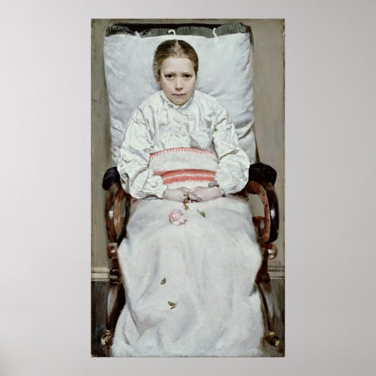 病気の少女 ポスター (正面)