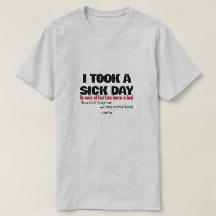病気の日 – A MisterPシャツ Tシャツ
