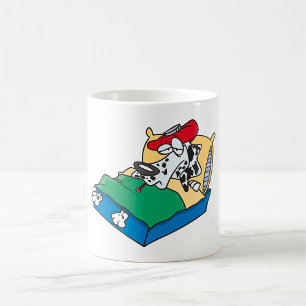 病気の犬 コーヒーマグカップ
