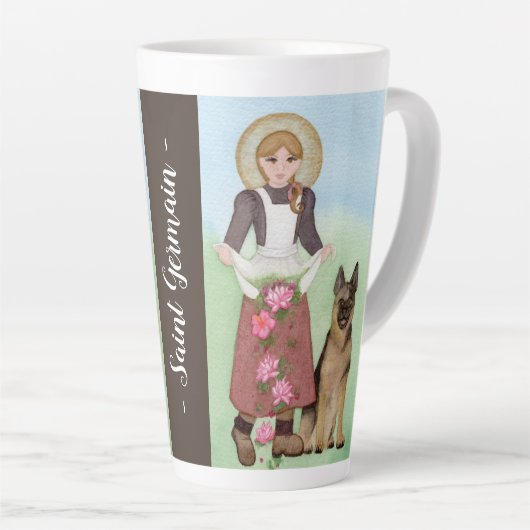 病気の虐待と脆弱な人々の聖ジェルマン保護者 カフェラテマグ (右アングル)