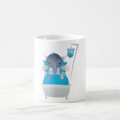 病気の蚊のマグカップ コーヒーマグカップ (中央)