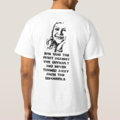 病気の認識度 Tシャツ (裏面)