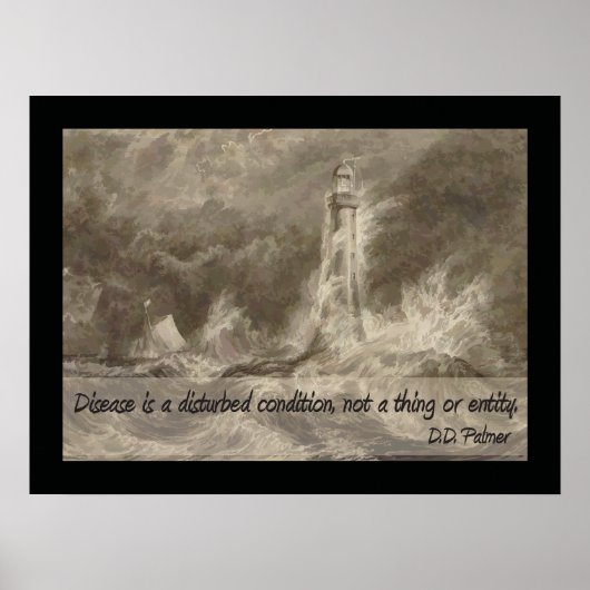 病気は健康を損なうポスター ポスター (正面)