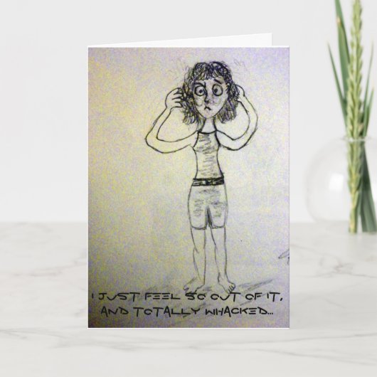 病気またはがん患者のための勇気付けられるカード カード (正面)