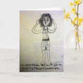 病気またはがん患者のための勇気付けられるカード カード (黄色い花)