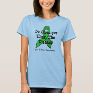病気ライム認識度より強い Tシャツ