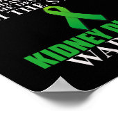 病気リボン戦士認識度信仰 ポスター (角)