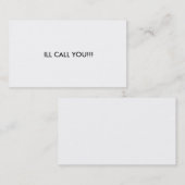 病気呼出し!!! 名刺 (正面/裏面)