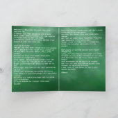 病気回復カード用の強力な祈りの言葉 カード (内部)