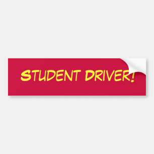 病気学生の運転者のバンパー バンパーステッカー