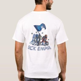 病気帝国-運命の旗のティー1 (メンズ色) Tシャツ