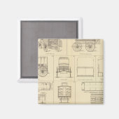 病気気にで負傷した マグネット (正面/裏面)