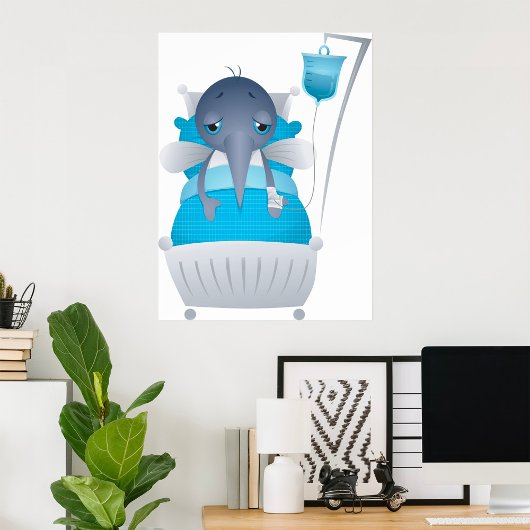 病気蚊の病院ポスター ポスター