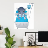 病気蚊の病院ポスター ポスター (ホームオフィス)