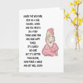 病気 カード (黄色い花)