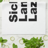 病気&ラメ&怠惰。 キッチンタオル (折り畳み)