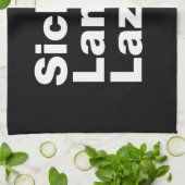 病気&ラメ&怠惰。 キッチンタオル (折り畳み)