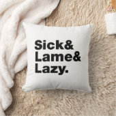 病気&ラメ&怠惰。 クッション (ブランケット)