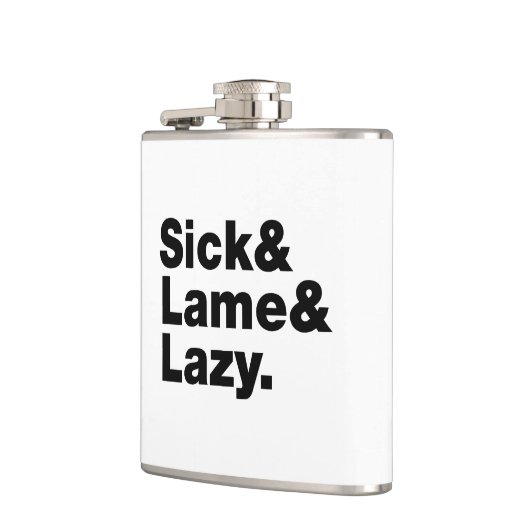 病気&ラメ&怠惰。 フラスク (左)