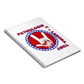 病理医スクエアASLラブロゴ ノートブック (右側)