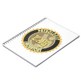 病理医バッジロゴ医学研究所 ノートブック (左側)