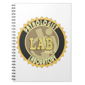 病理医バッジロゴ医学研究所 ノートブック (正面)