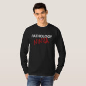 病理学忍者おもしろい病理医 Tシャツ (正面フル)