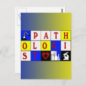 病理学者のスクラブルは博士を妨げますPHYSICIAN ポストカード (正面/裏面)