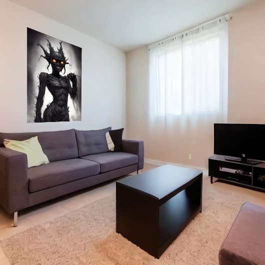 病的な奇妙な怪物ポートレート | AI Art ポスター