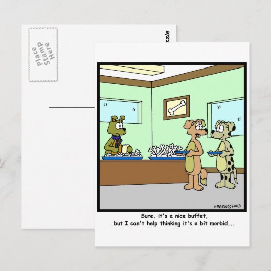 病的な ポストカード (正面/裏面)