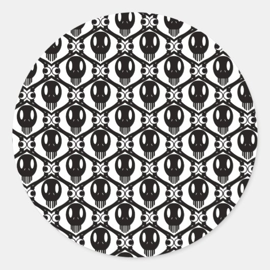 病的顔 ラウンドシール (正面)