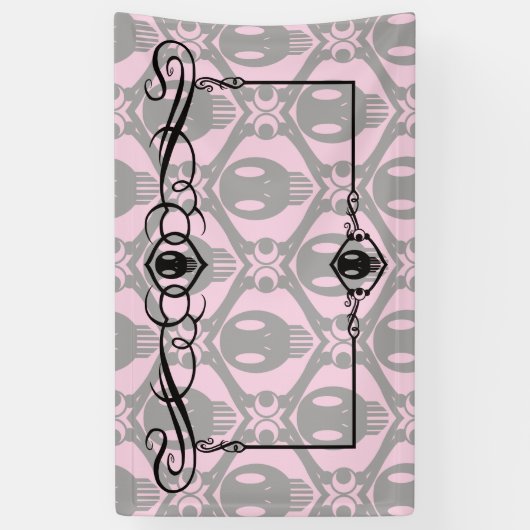 病的顔 横断幕 (縦)