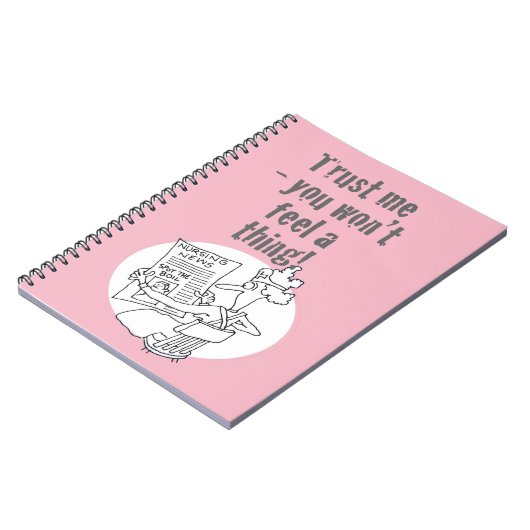 病院おもしろいナースの読新聞社との競争 ノートブック (左側)