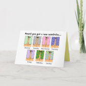 病院のおもしろいガウンがすぐにカスタマイズ可能 カード (正面)