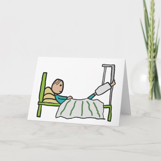 病院のベッド カード (正面)